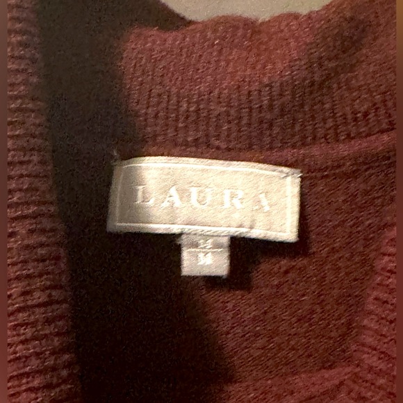 Laura- medium wool blend shirt sleeve turtleneck - Picture 2 of 4